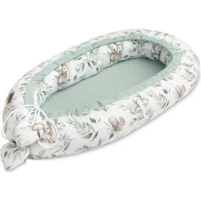Sensillo Waffle Hniezdo/Baby Kokón Deers Mint