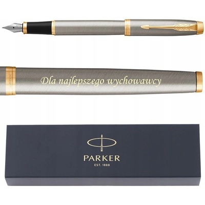 Parker 1502/3131649 Royal I.M. Brushed Metal GT plnicí pero