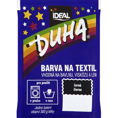 Ideal Duha barva na textil černá 15 g – Zboží Dáma