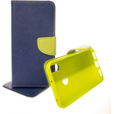 Pouzdro Fancy Book Huawei P8 Lite 2017/ P9 lite 2017 modré – Zbozi.Blesk.cz