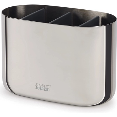 Joseph Joseph Чаша за четка за зъби EASYSTORE LUXE 70581 сребро, неръждаема стомана, Joseph Joseph (JS70581)