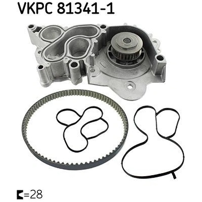 Vodní čerpadlo, chlazení motoru SKF VKPC 81341-1 (VKPC813411)