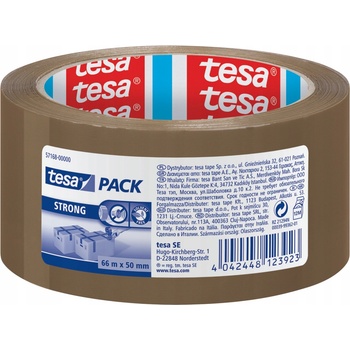 tesa Baliaca páska STRONG PP akrylát nehlučná hnedá 66 m x 50 mm