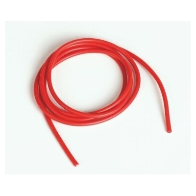 Graupner Silikónový kábel 1,6qmm 15AWG 1meter červený