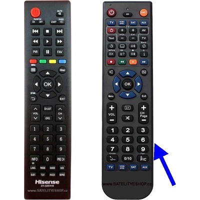 Diaľkový ovládač Hisense ER-22654HS