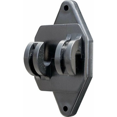 Izolátor na elektrický ohradník, pre drôt, lanko a lano do 8 mm na klinec alebo vrut - 10 ks