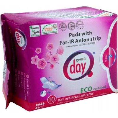 Gentle Day Vložky s anionovým Far-IR páskem hygienické denní vložky eco 10 ks