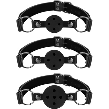 Bedroom Fantasies Set of 3 Ball Gags Black