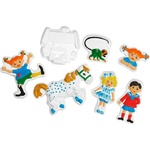 Micki Творчески комплект Pippi - Направи си сам гипсови фигурки за оцветяване, Пипи Дългото чорапче (44387600) - ozone