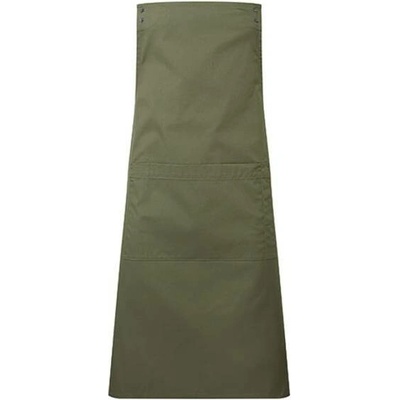 Premier Workwear Gastro zástěra tělo PR190 Olive Pantone 7763C 70x86cm