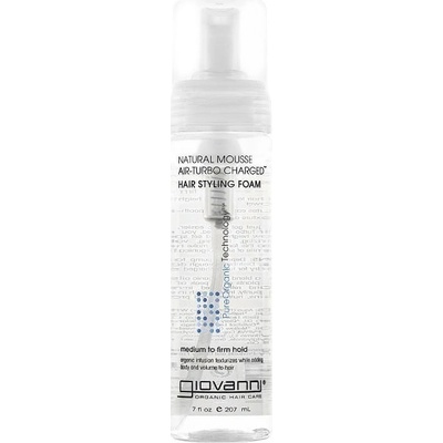 Giovanni Natural Mousse Air-Turbo Charged stylingová pěna 207 ml