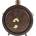 Дърворезбована бъклица Гайдар с вграден стъклен контейнер 700 мл (6458)
