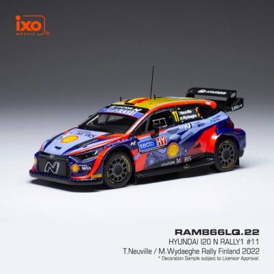IXO Hyundai i20 N Rally1 Rally Finland 2022 11 Neuville Wydaeghe 1:43