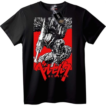 NOONEBRAND Тениска Berserk Guts Аниме - M, Black