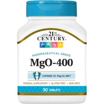 21st Century MgO-400 | Magnesium Oxide 400 mg [90 Таблетки]