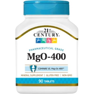 21st Century MgO-400 | Magnesium Oxide 400 mg [90 Таблетки]