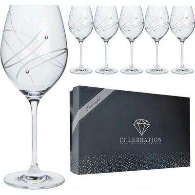 SWAROVSKI SWAROVSKI SKLENICE NA VÍNO 6 x 470 ml
