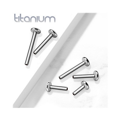 Šperky4U náhradní labreta titan vnitřní závit TIT1064-1207