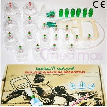 Medimas plastové vakuové masážní baňky 18 ks