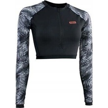 top ION Shorty LS women black-flowers