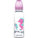Canpol babies Шише за хранене Canpol - Love&Sea, 250 ml, Розово (59/400_pin)