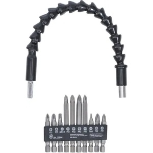 BGS technic Комплект битове с гъвкав държач, 11бр. ; bgs technic 20804