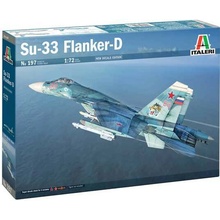 ITALERI Model Kit letadlo 0197 SUKHOI SU27 D SEA FLANKER 1:72