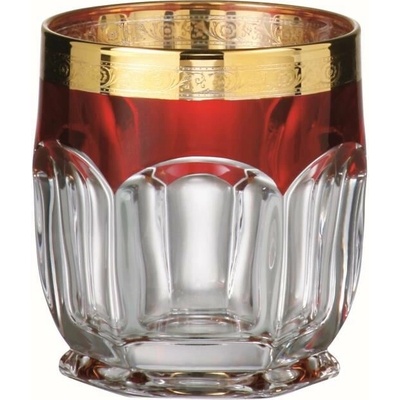 Crystal Bohemia BOHEMIA SAFARI RUBIN POHÁR NA WHISKY 6 x 250 ML