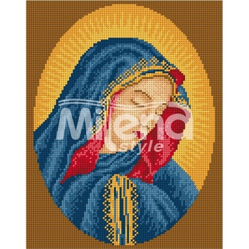 Image 1 of Milena Style Малката Богородица - гоблен с щампа без конци