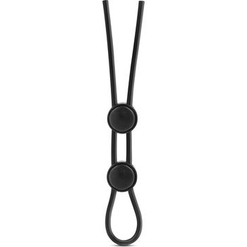 Image 1 of Blush Stay Hard Double Loop Cock Ring Black