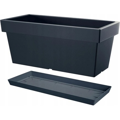Prosperplast Květináč plast černý 57,8 x 26 x 24 cm