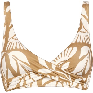 Watercult Дамско бикини горнище Watercult Women's Coastal Bohemia Bikini Top No. 7330 Bikini top - Sand / Cotton - размер 42 (150-6666-0119)