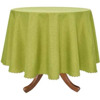 Image 1 of Пи Ен Джи 1962 КРЪГЛА ПОКРИВКА - СВЕТЛОЗЕЛЕНА