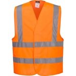 Portwest hi-vis es1 essential es470 / Светлоотразителна жилетка - hv оранжев 5xl (es470orr5xl)