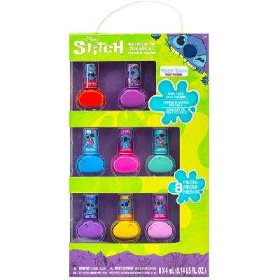Детски комплект лакове за нокти Disney - Stitch, 8 броя (SI0008GA)