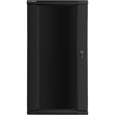 Lanberg Комуникационен шкаф Lanberg WF01-6627-10B, 19", 27U, 600 x 600 x 1307 mm, черен, Wall mount - за стенен монтаж (WF01-6627-10B)