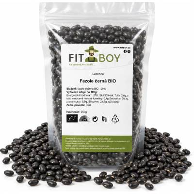 Fitboy Fazuľa čierna BIO 250 g