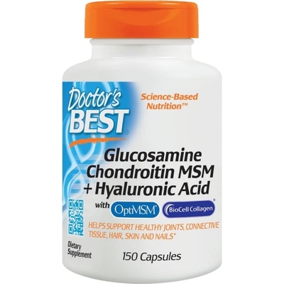 Doctor's Best Glucosamine Chondroitin MSM | With Hyaluronic Acid [150 капсули]