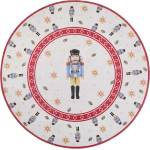 Villeroy & Boch Червен кръгъл килим с коледен мотив ø 160 cm Toy's Delight Nutcracker - Villeroy&Boch (106274-160)