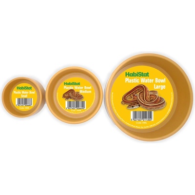 HabiStat Plastic Water Bowl L 13x13x4,5 cm