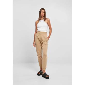 Urban Classics Дамско долнище в бежов цвят Urban Classics Ladies High Waist PantsUB-TB4086-03738 - Бежов, размер XL