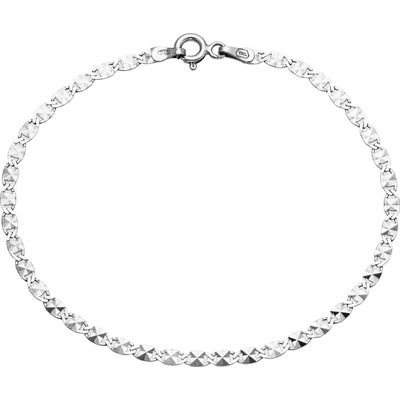 Bealio 05619 stříbrný náramek VALENTÝNKA disco 17 cm 03-05619-0453