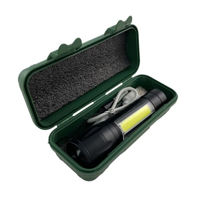 Акумулаторно фенерче с калъф и usb кабел (torch)