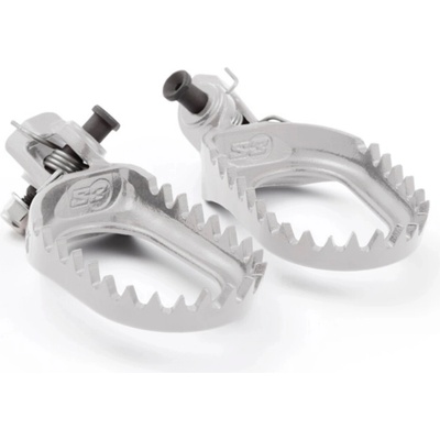 Kované stupačky S3 Punk pasujú na KTM SX/F 23-EXC/F 24 HQ TC/FC 23-FE/TE 24- GAS MC/F EC/F 24- strieborná