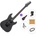 PSD Guitars SPS-100M Premium SET Matte Black Електрическа китара
