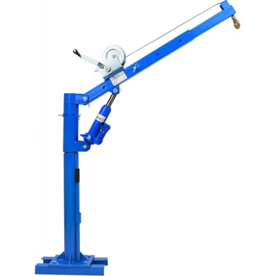 Dílenský hydraulický jeřáb zvedák kladkostroj s navijákem 450kg