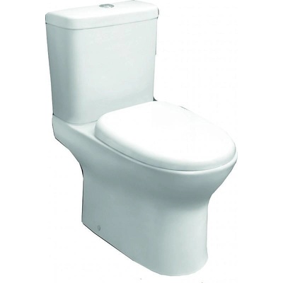 Inter Ceramic Моноблок 6476 - РИМЛЕС, Inter Ceramic, седалка и капак, порцелан, бял, 76х35х64.5см (6476)