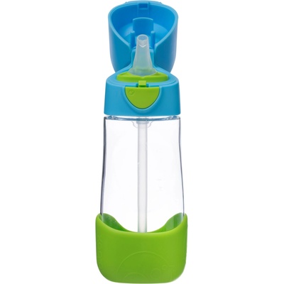 b.box Бутилка със сламка b. box - Tritan, Ocean breeze, 450 ml (BX440)