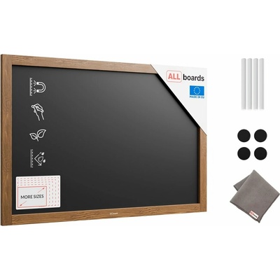 ALLboards Magnetická tabule 90 x 60 NATURAL MTB96