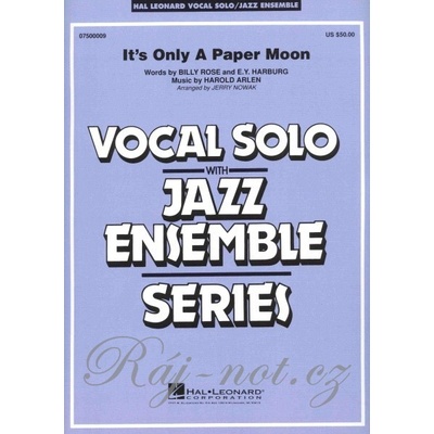 It's Only a Paper Moon Vocal Solo with Jazz Ensemble / partitúra + party